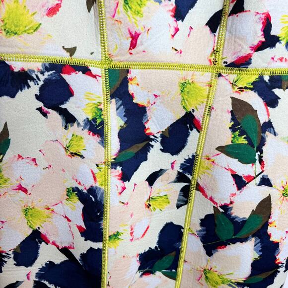 J Crew Floral Cove Surf Scuba Neoprene Bodycon Dress Casual SZ 00 - Picture 6 of 11